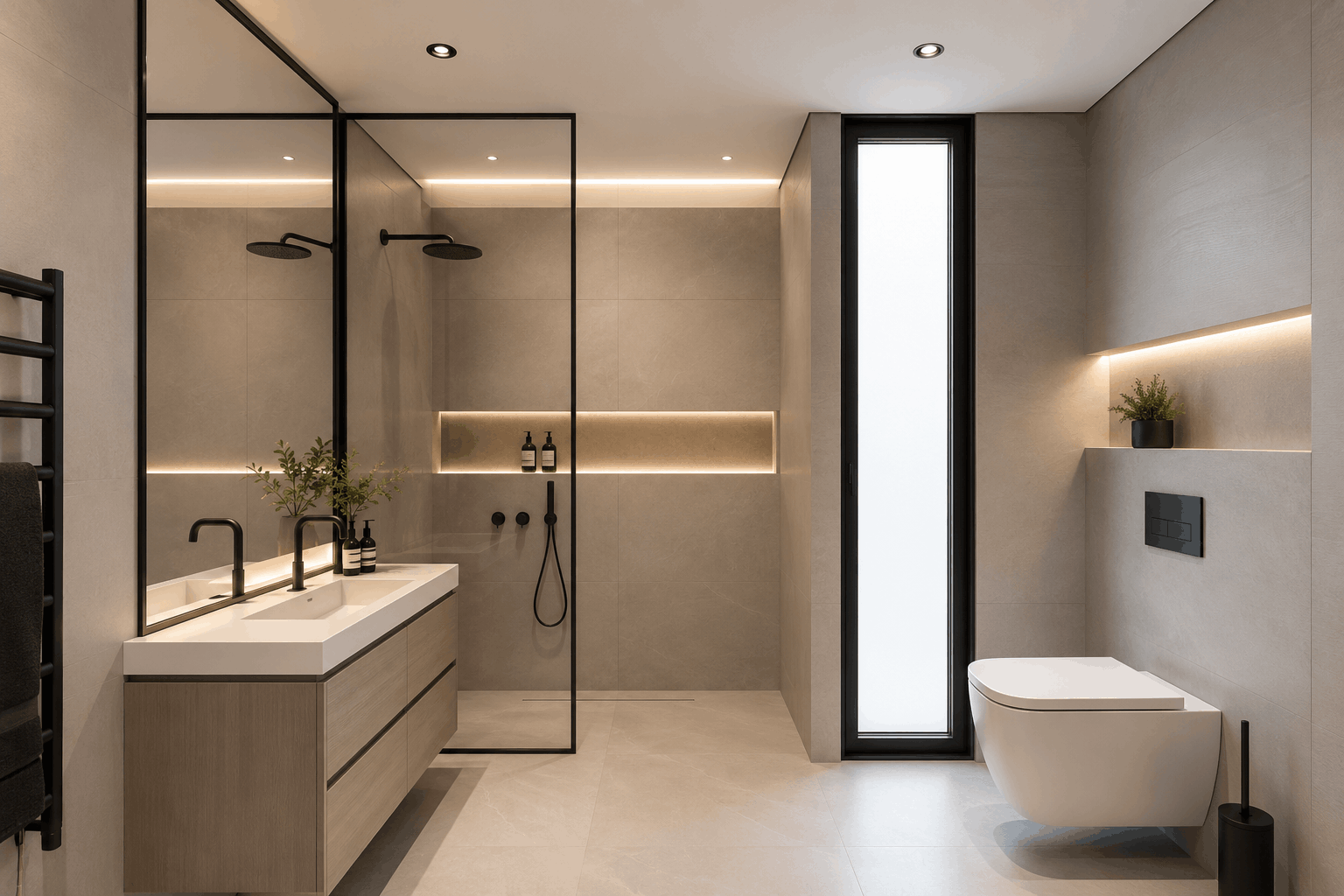 Modern bathroom package