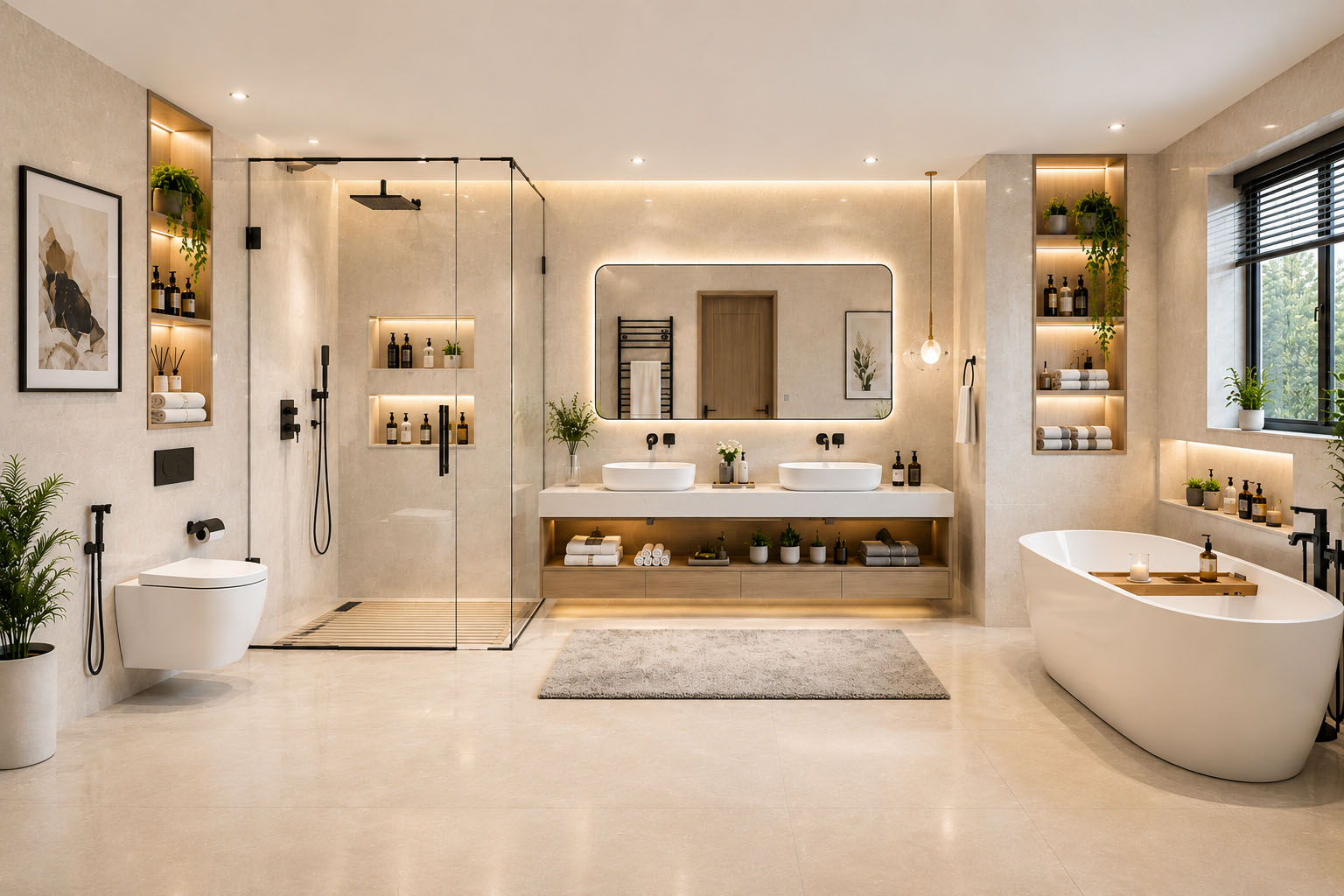 Luxury bathroom renovation